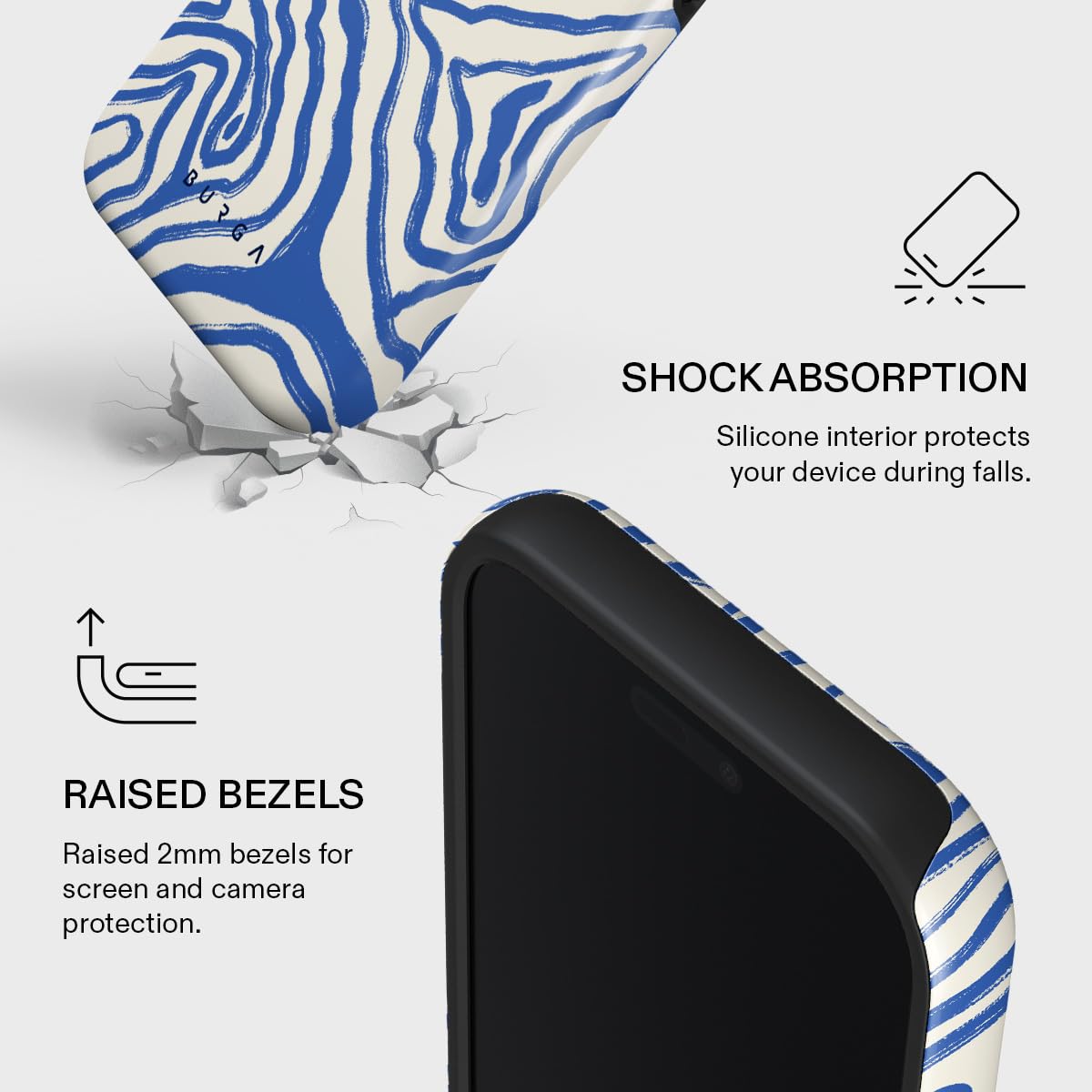 Amazon.com: BURGA Unisex Phone Case for iPhone 17 Pro – Dual-Layer